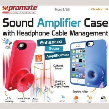 GUNMANSA Promate Black  Orator-I5-Sound Amplifier case