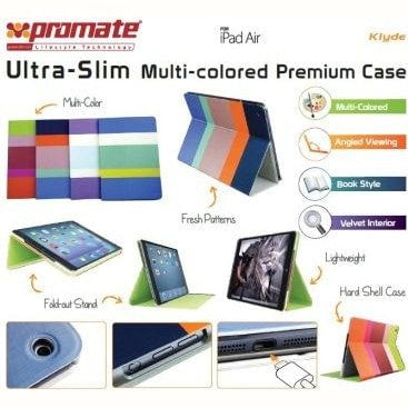 GUNMANSA Promate Blue Klyde-Ultra-Slim Multi-colored Premium Case