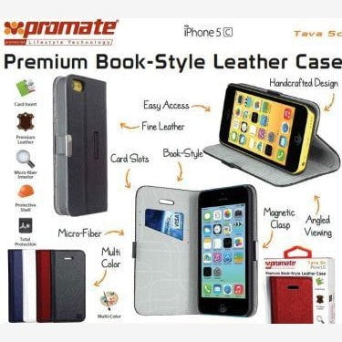 GUNMANSA Promate Blue Tava 5C Book-Style Flip Case