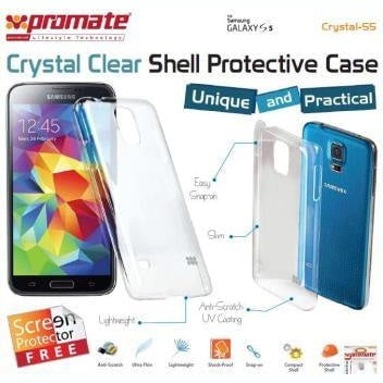 GUNMANSA Promate Crystal-S5 ,Crystal Clear Shell
