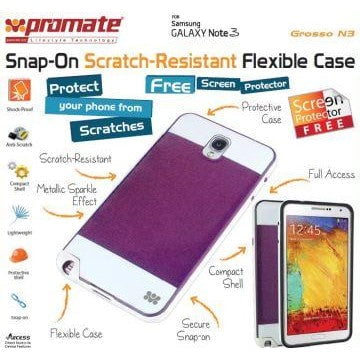 GUNMANSA Promate Grosso-N3 ,Snap-On Scratch-Resistant Flexible