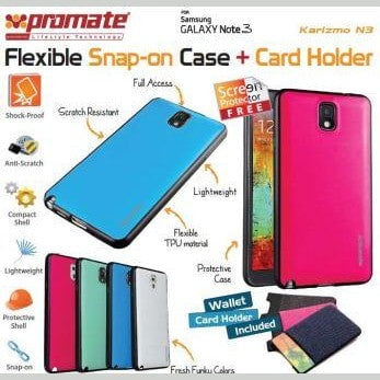 GUNMANSA Promate Karizmo-N3.Pink Elegant Multi-Color Flexi-Grip