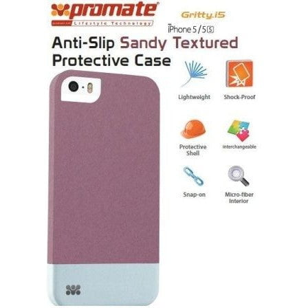 GUNMANSA Promate Maroon Gritty iPhone 5 Anti-Slip protective case