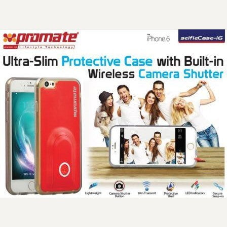 GUNMANSA Promate Red selfieCase i6 Ultra Slim Protective case