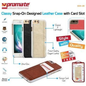 GUNMANSA Promate Slit-i6 Classy Snap-On leather