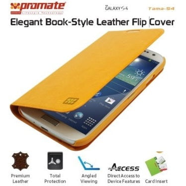 GUNMANSA Promate Tama-S4 Samsung Galaxy S4 Leather Flip Cover