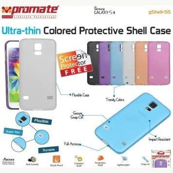 GUNMANSA Promate White Gshell S5 Ultra-thin Colored