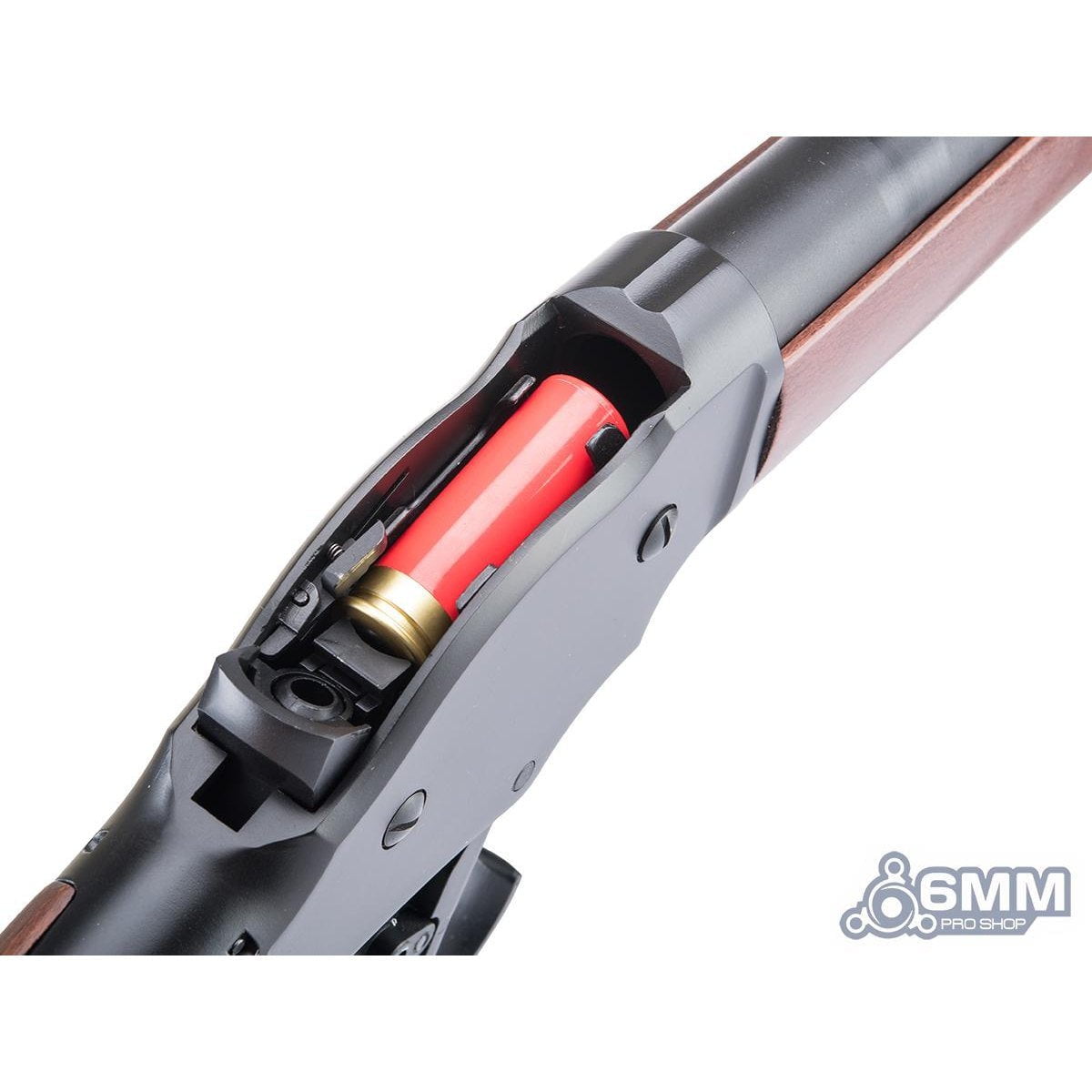 GUNMANSA ProShop M1887 Terminator Lever Action Gas Airsoft Shotgun 6mm (Model: Standard)