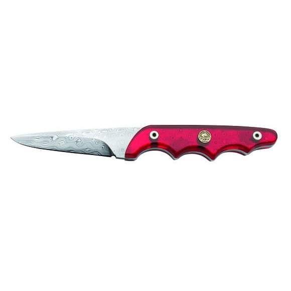 GUNMANSA PUMA KNIFE 381060 RED LADY DAMAST-FIXED BLADE