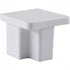 GUNMANSA PVC - 16 x 25 End Cap - White Part No: CA42-4