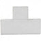 GUNMANSA PVC - 16 x 25 Flat Tee - White Part No: CA42-6