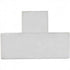 GUNMANSA PVC - 16 x 25 Flat Tee - White Part No: CA42-6