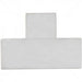 GUNMANSA PVC - 16 x 25 Flat Tee - White Part No: CA42-6