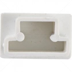 GUNMANSA PVC - 40 x 40 End Cap - White Part No: CA43-4