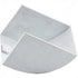 GUNMANSA PVC - 40 x 40 Terminal End - White Part No: CA43-5
