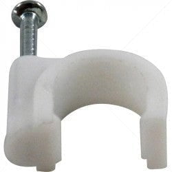 GUNMANSA PVC Saddle Round - 10mm / 100 Part No: CA30