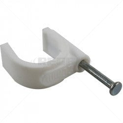 GUNMANSA PVC Saddle Round with Nail - 20mm / 25 Part No: CA32