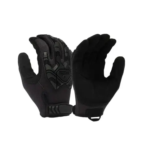 GUNMANSA Pyramex Venture Gear Tactical Heavy-Duty Impact Operator gloves, Black