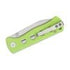 GUNMANSA QSP Canary Folder Liner Lock Knife 14C28N Stonewashed Neon G10 – QS150-C1