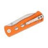 GUNMANSA QSP Canary Folder Liner Lock Knife 14C28N Stonewashed Orange G10 – QS150-B1