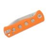 GUNMANSA QSP Canary Folder Liner Lock Knife 14C28N Stonewashed Orange G10 – QS150-B1