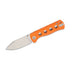 GUNMANSA QSP Canary Folder Liner Lock Knife 14C28N Stonewashed Orange G10 – QS150-B1