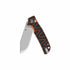 GUNMANSA QSP Kali Button Lock, 14C28N Stonewashed, Black/orange G10 - QS159-D1