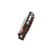GUNMANSA QSP Kali Button Lock, 14C28N Stonewashed, Black/orange G10 - QS159-D1