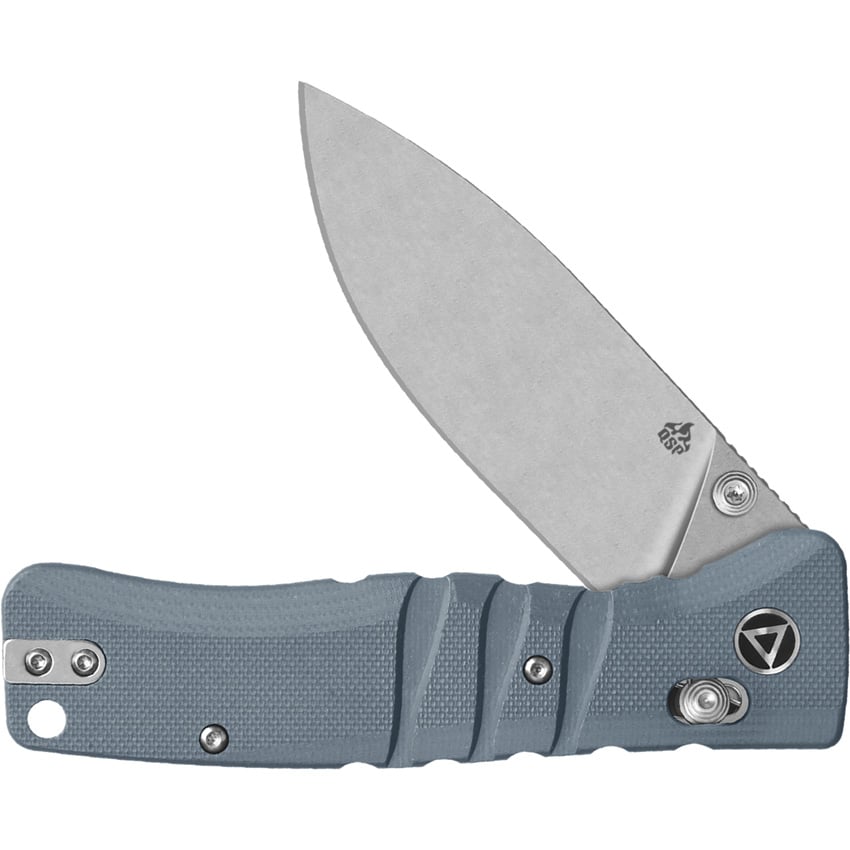 GUNMANSA QSP Ripley Glyde Lock Pocket Knife 14C28N Blade Gray G10 – QS160-B1