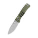 GUNMANSA QSP Ripley Glyde Lock Pocket Knife 14C28N Blade Green/Black G10 Handle – QS160 – C1
