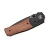 GUNMANSA QSP Vault Glyde Lock Knife 14C28N Black Stonewashed Tan Micarta – QS157-C2