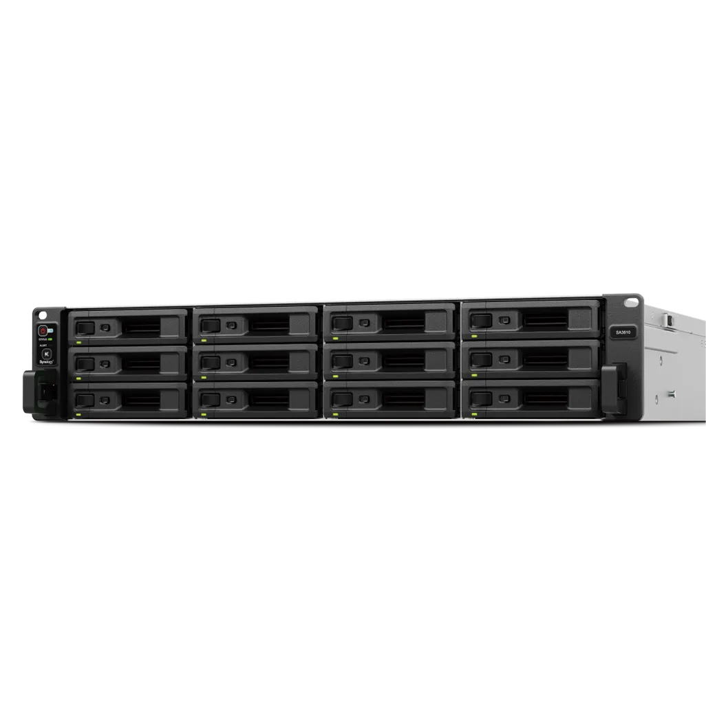 GUNMANSA RackStation 12-bay; up to 96 drives with 7 x RX1222sas Intel Xeon D-1541; 8-core 2.1 (base) / 2.7 (turbo) GHz; 16 GB DDR4 ECC RD