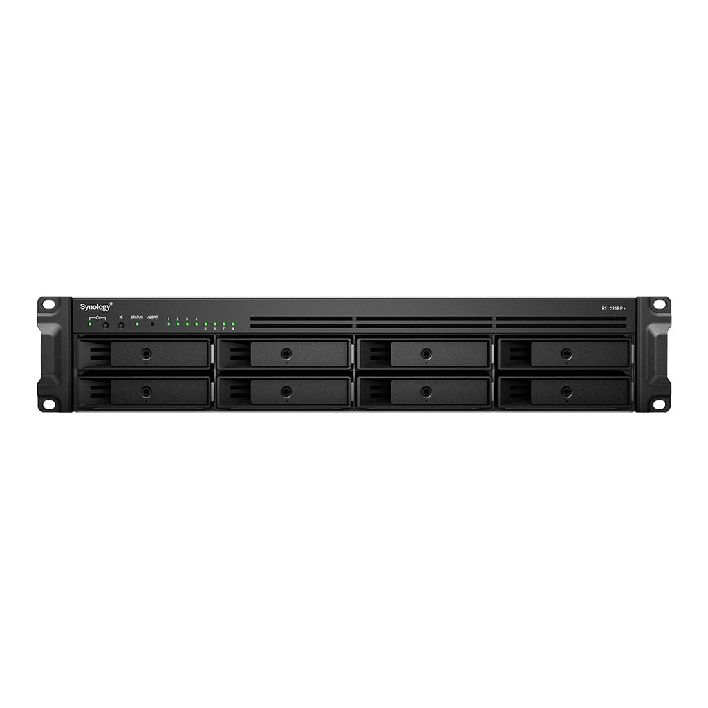 GUNMANSA RackStation 8-bay (up to 12-bay); AMD Ryzen V1500B 2.4Ghz; 4GB RAM (Up to 32GB); 4 x GbE LAN; 2x USB3.2; 1x eSATA;