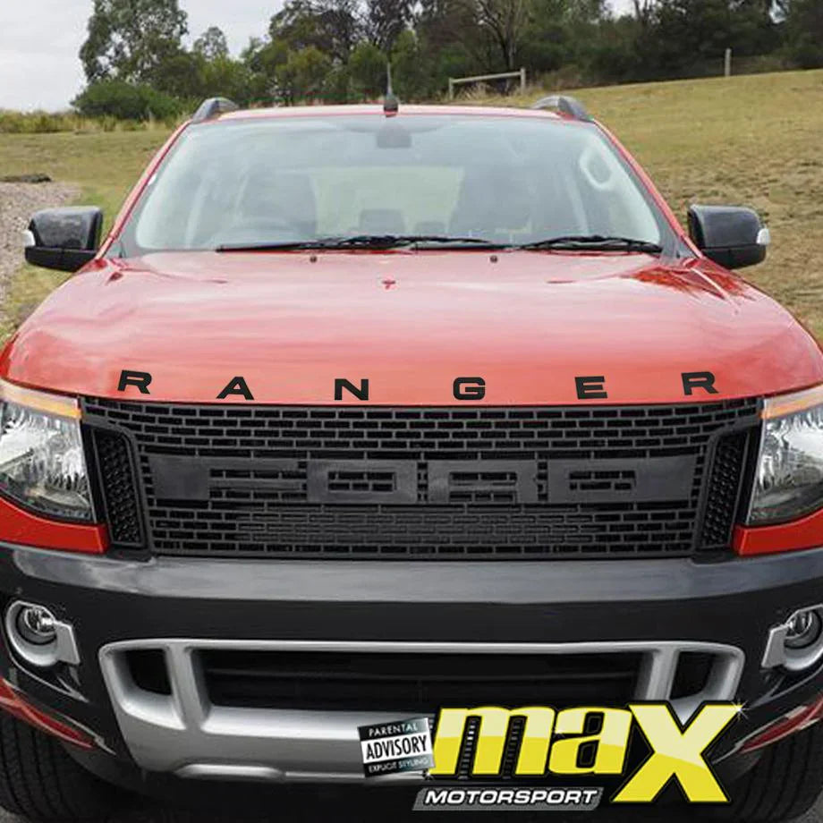 GUNMANSA Ranger Lettering Badge (Black)