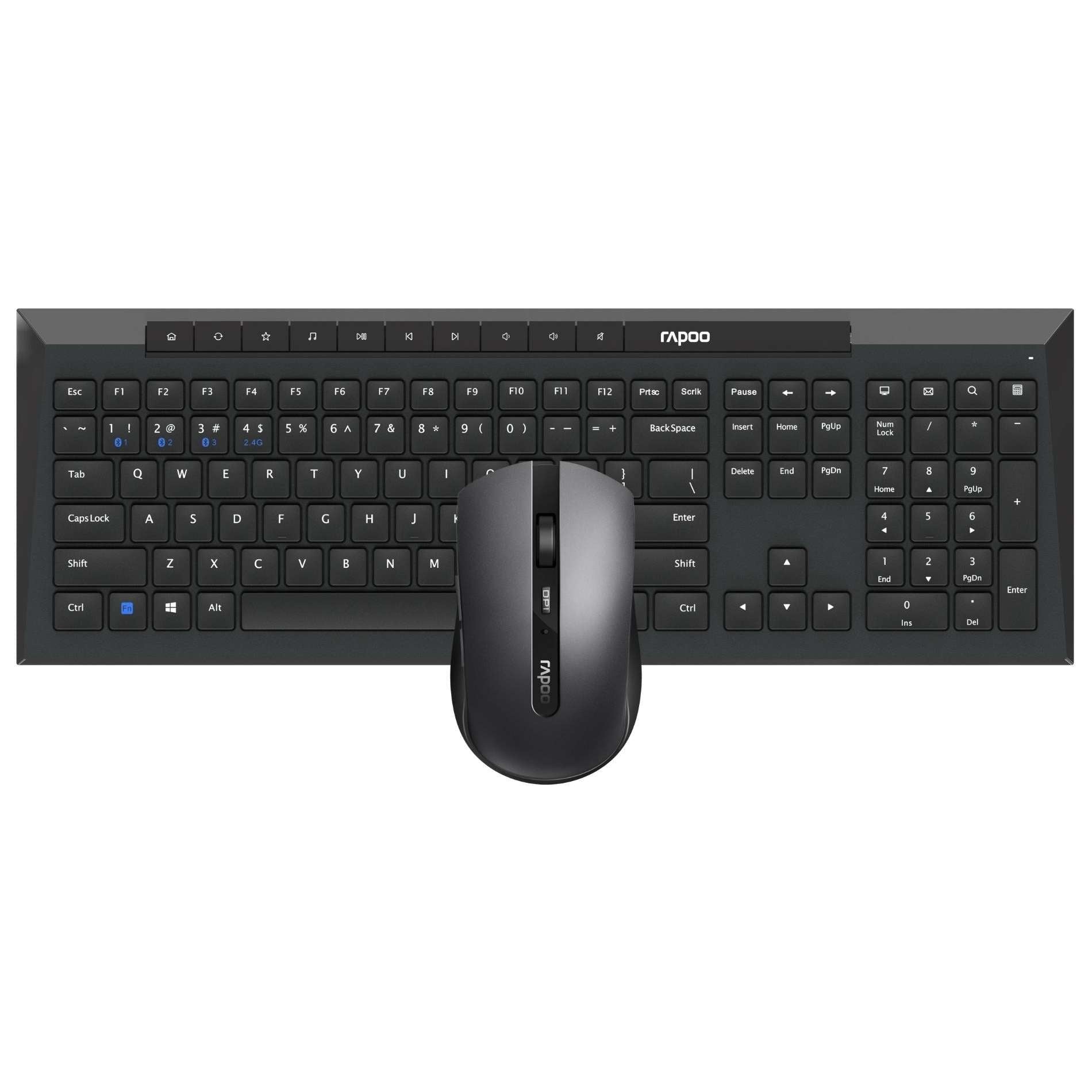 GUNMANSA RAPOO 8210M - Multi-mode wireless keyboard and mouse combo