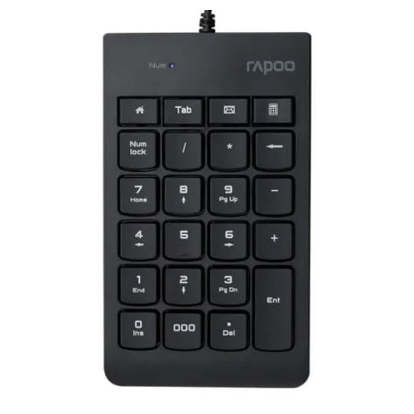 GUNMANSA RAPOO K10 – Numeric Keypad – Wired – Black