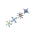 GUNMANSA RC-107-4R Perfect Point Throwing Star Set