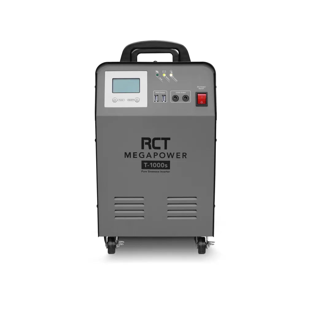 GUNMANSA RCT 1KVA/1000W LINE INTERACTIVE UPS INVERTER TROLLEY - 1 X 100AH GEL BATTERY (Warranty Electronics- 1 year; Battery 6 Month)