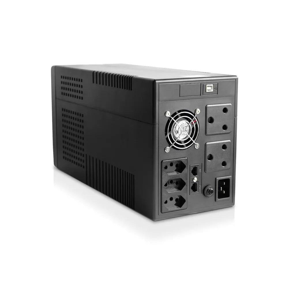 GUNMANSA RCT 2400VAS LINE-INTERACTIVE UPS 1440W 1 x USB Comm PORT; 2x SA WALL; 3 x New SA SOCKET BATTERY 6 MONTH WARRANTY ONLY!