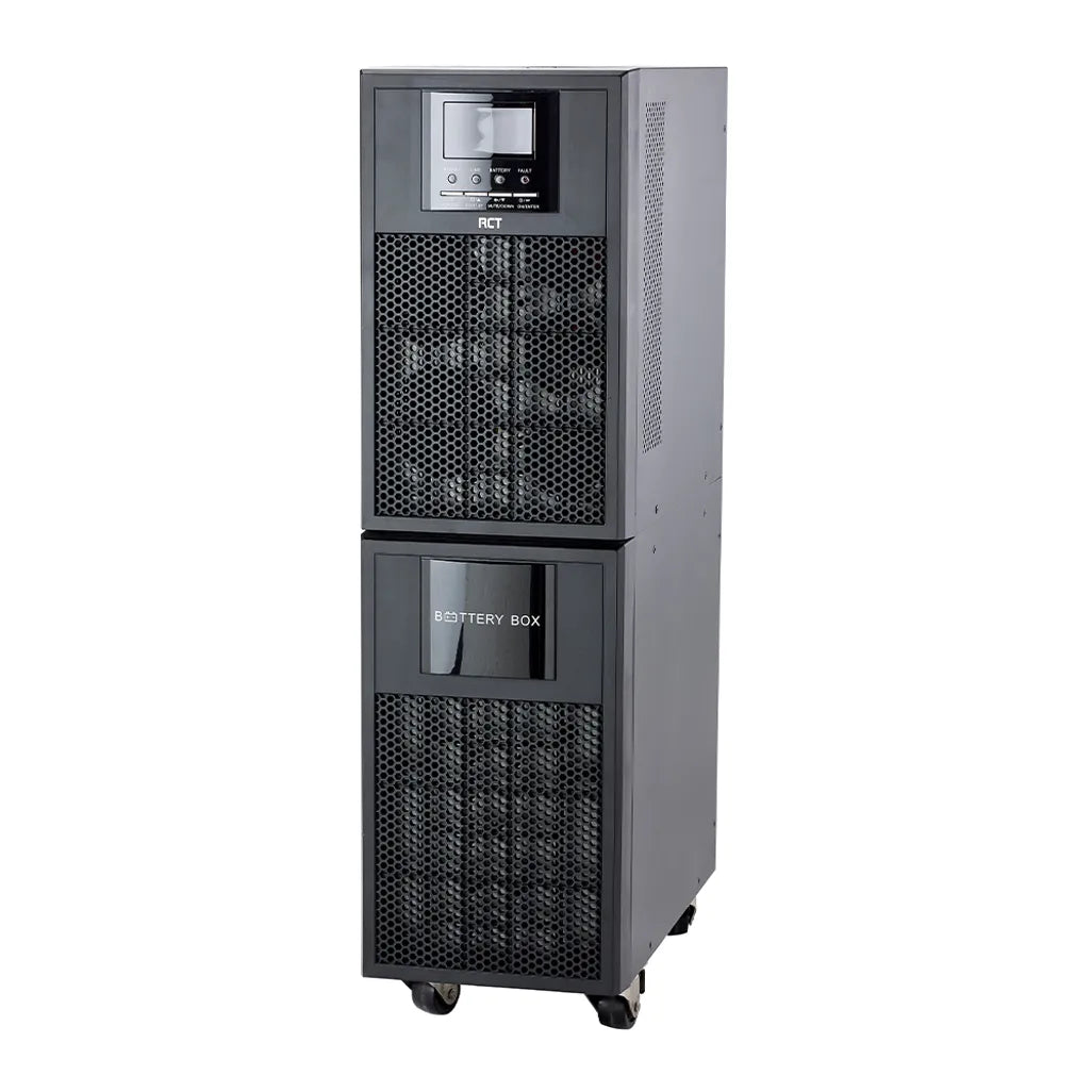 GUNMANSA RCT 6000VA/4800W ONLINE TOWER UPS (16x12v/9AH Battery) - BATTERY 6 MONTH WARRANTY ONLY!.