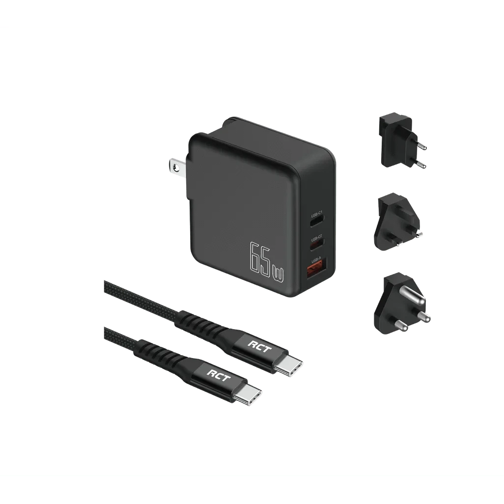 GUNMANSA RCT 65W Charging Travel kit - Travel adaptor