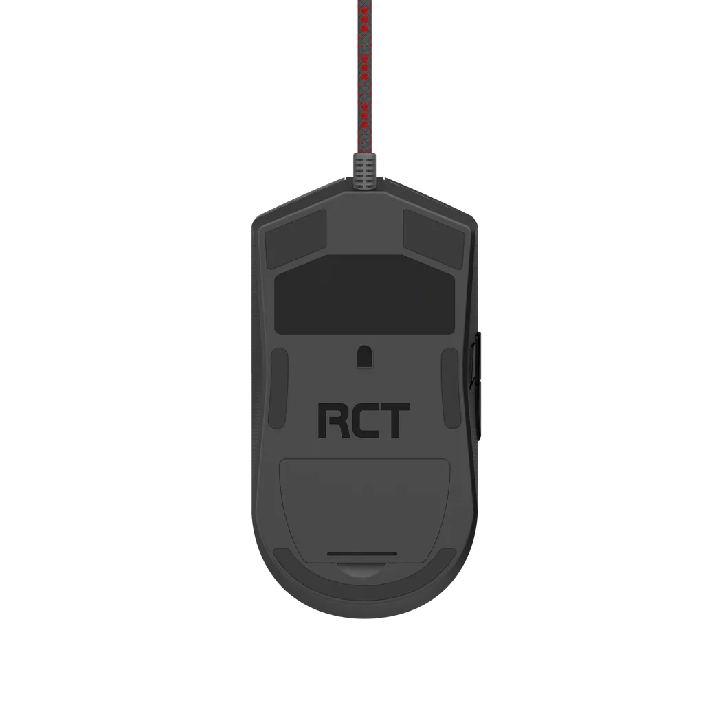 GUNMANSA RCT HyperGlyde Gaming Mouse; 16000DPI switchable; 8 Programmable buttons; Interchangeable weights; Omron Mechanical Switches.