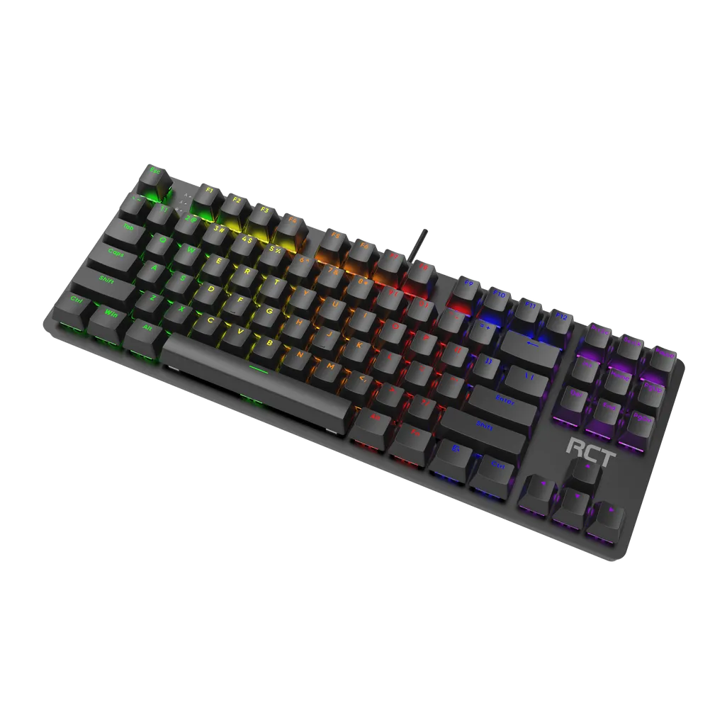 GUNMANSA RCT HyperKey 104 keys Mechanical Gaming Keyboard; Blue mechanical switches; Multi Color LED Backlight.