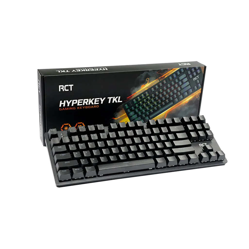 GUNMANSA RCT HyperKeyTKL 87 keys Mechanical Gaming Keyboard; Blue mechanical switches; Multi Color LED Backlight.