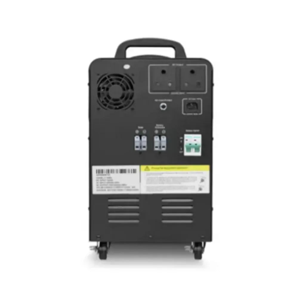 GUNMANSA RCT LITHIUM 2KVA LINE INTERACTIVE UPS INVERTER TROLLEY WITH 2400Wh LiFePo BATTERY