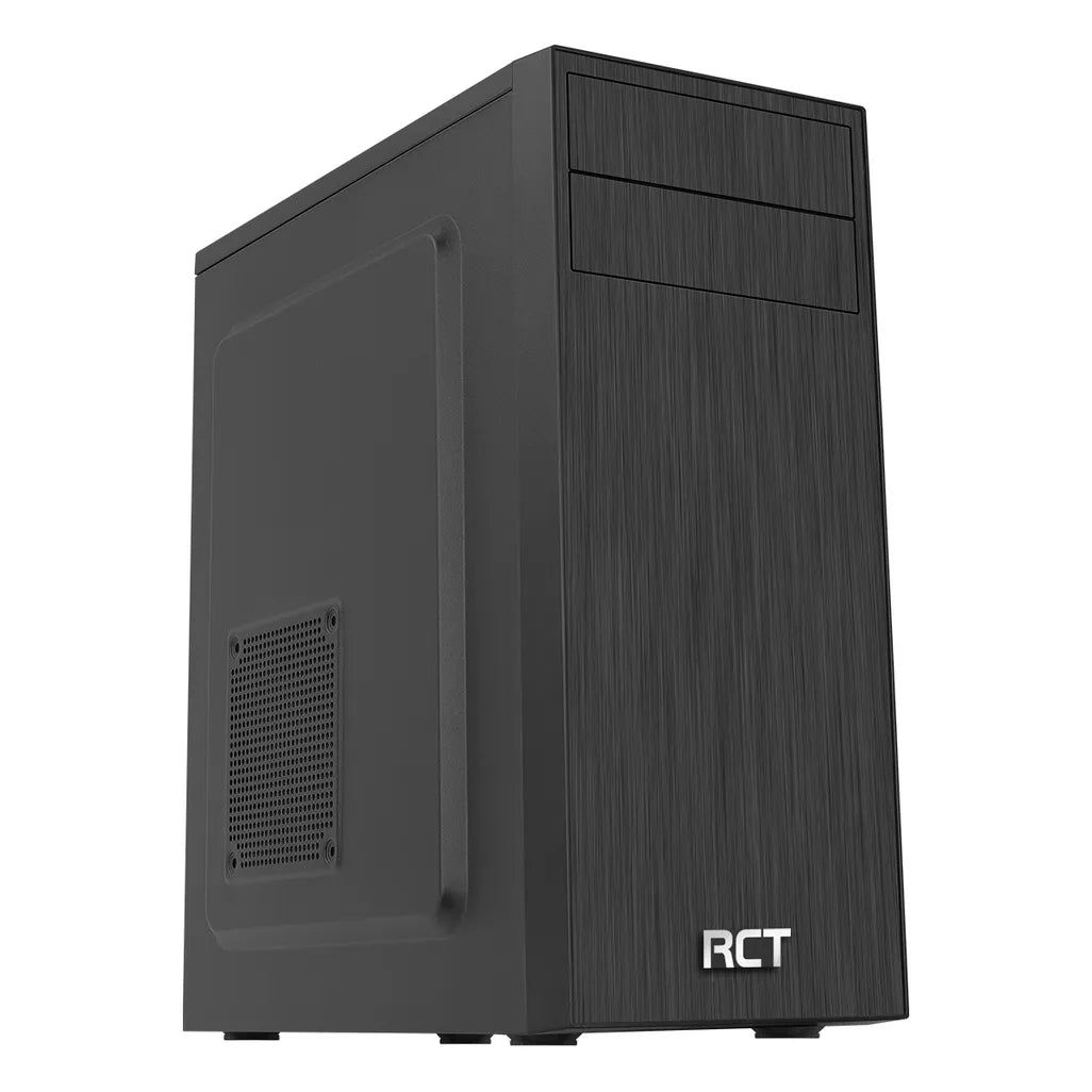 GUNMANSA RCT Mid ATX Case with DVD drive slot - Black + 550W; 1x Fan. Up to 1 x 5.25” ODD; 3 x 3.5” HDDs (2 x 3.5”/2.5?) or 4 x 2.5” SSD