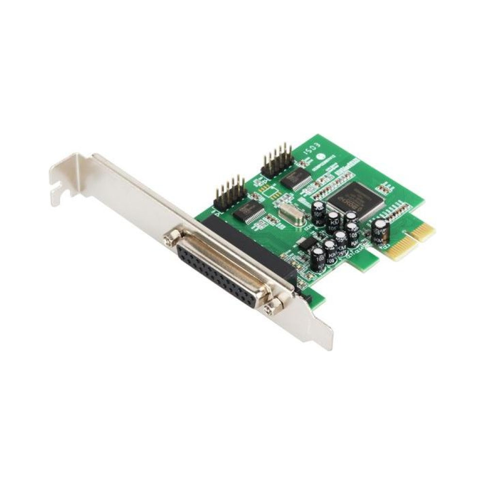 GUNMANSA RCT PCI-e 2 xRS232 SERIAL PORT & 1x DB-25 ECP/EPP PARALLEL PORT CARD