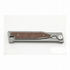 GUNMANSA Reate Exo-titanium Bead Blast Drop Point Satin Finish Burlap Micarta Knife