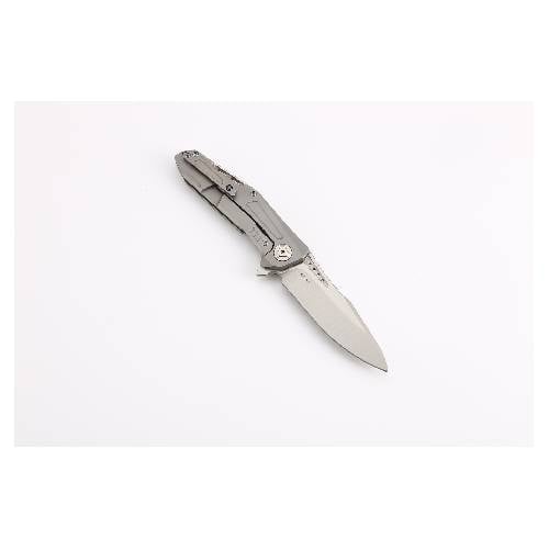 GUNMANSA REATE K-3 TITANIUM BEAD BLAST SATIN FINISH DROP POINT CARBON FIBER