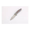 GUNMANSA REATE K-3 TITANIUM BEAD BLAST SATIN FINISH DROP POINT CARBON FIBER Knife